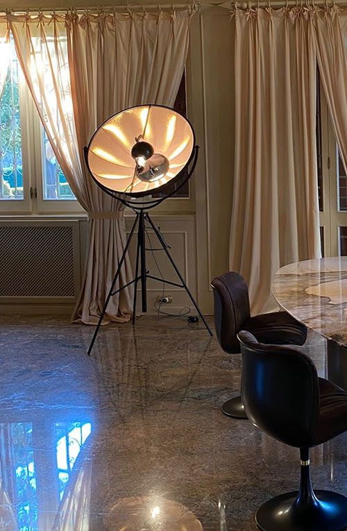 Fortuny lamp in a private residence