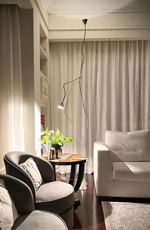 Papiro lamp in a private residence